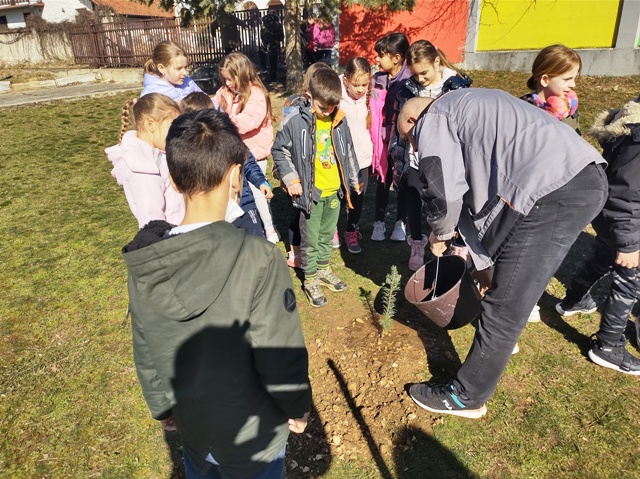 Read more about the article Aкција садње стабала „Засади дрво“ у свим школама наше општине