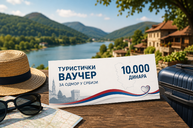 Read more about the article СТИЖУ НОВИ ВАУЧЕРИ ЗА ОДМОР: Од 3. августа пријаве за 30.000 корисника!